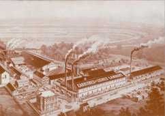 Carrières et Usine Lambert de Cormeilles-en-Parisis en 1910. Archives du Musée du Plâtre.